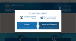 Desktop Screenshot of lifesettlementsfund.com
